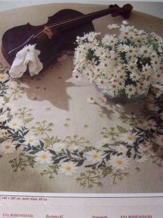 daisy, needlework