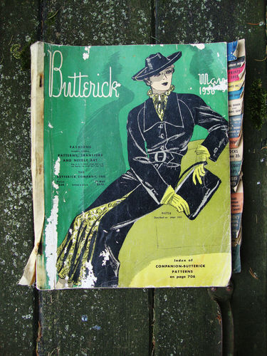old catalog, butterick catalog, vintage fashion