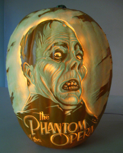 pumpkins, vintage halloween, stuff that sells on eBay, phantom of the opera