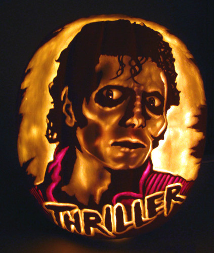 michael jackson, pumpkin, Thriller, carved pumpkin, king of pop, What sells on ebay